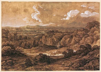 Paisagem florestal rochosa