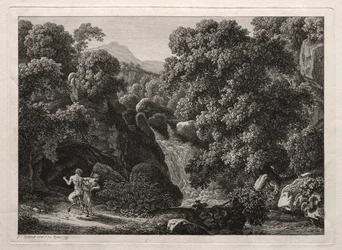 Paisagem Heroica: O Sátiro e a Ninfa, 1799.