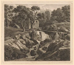 Paisagem com cascata
