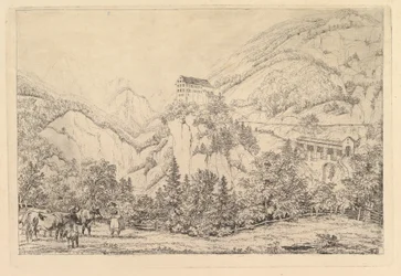 St. Georgsberg perto de Schweiz, no Tirol, segundo Klein
