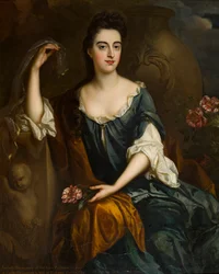 Retrato da Sra. Judith Corbet, c.1680-1710 (óleo sobre tela)