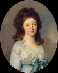 Retrato de Henriette Condessa de Egloffstein 1773-1864, 1795.