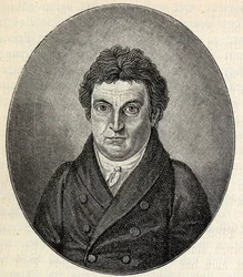 Retrato de Johann Gottlieb Fichte 1762-1814.