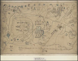 Uma coleção de obras de arte originais de Waldeck sobre a Mesoamérica, Caixa 18 de 22