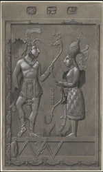 Uma coleção de obras de arte originais de Waldeck sobre a Mesoamérica, Caixa 2 de 22