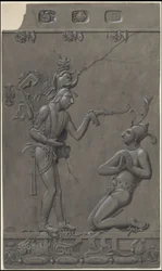 Uma coleção de obras de arte originais de Waldeck sobre a Mesoamérica, Caixa 2 de 22