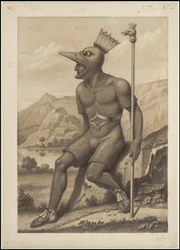 Uma coleção de obras de arte originais de Waldeck sobre a Mesoamérica, Caixa 3 de 22