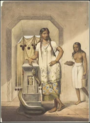 Uma coleção de obras de arte originais de Waldeck sobre a Mesoamérica, Caixa 3 de 22