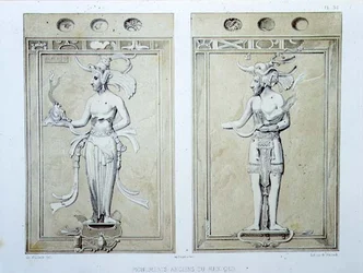 Placa 39 de "Ancient Monuments of Mexico", gravada pelo artista