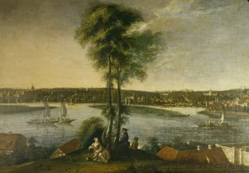 Potsdam, Parque do Palácio de Sanssouci a partir do Brauhausberg