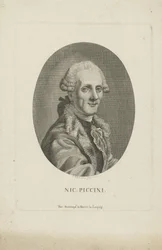 Retrato do compositor Niccolò Piccinni 1728-1800, c. 1790.