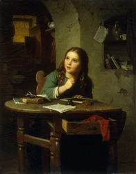 A jovem estudante, 1864