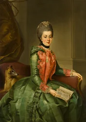 Retrato da princesa Frederika Sophia Wilhelmina (1751-1820, c.1768-1769