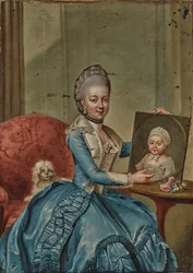 Friederike Caroline Luise de Hesse-Darmstadt 1752-1782, Duquesa de Mecklemburgo-Strelitz.