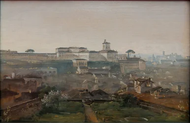 Vista da Villa Malta sobre o Quirinal