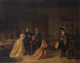 A prisão de um patrício durante a Guerra dos Trinta Anos