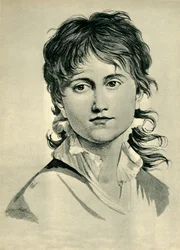 Cabeça de uma jovem, 1804, 1943.