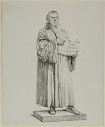 Estátua de Lutero em Wittenberg