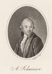 Retrato do compositor Anton Schweitzer 1735-1787, 1785.