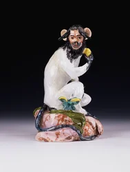 Um modelo Meissen de um macaco, c.1735