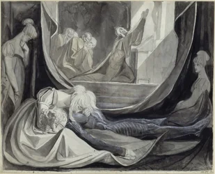 Kriemhild vela o corpo de Siegfried