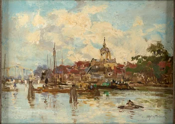 Amesterdão (Óleo sobre painel)