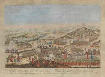 Incidente entre os exércitos russo e otomano em Galati em 20 de abril de 1789, 1789.