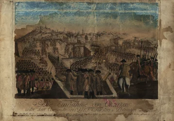 A captura de Ochakov pelo príncipe Grigory Potemkin em 17 de dezembro de 1788, 1788.