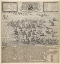 A Batalha de Køgebugt em julho de 1677