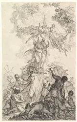 A Ascensão de Cristo, ca. 1750.