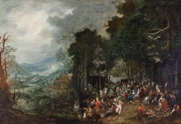 Paisagem com festa