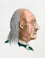As características faciais de uma pessoa jovial e gentil, 1808