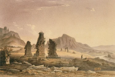 Environs ou Sardes. Gravura por Bernatz e outros - Steinkopk JF Editore