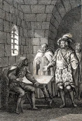 Tratamento de Trausnitz: O Imperador Romano Luís IV do Sacro Império reconciliou-se com Frederico o Bel (1286-1330) em 1325 para fazer um acordo 13/03/1325 (o Imperador Luís IV renovou a velha amizade com Frederico I da Áustria, e eles concordaram em gover