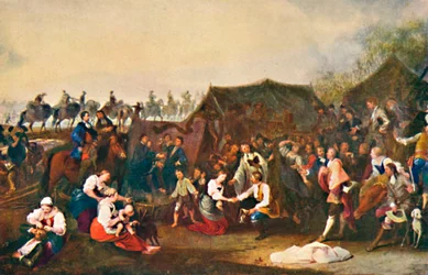 Um casamento em Camp, c1850, 1903