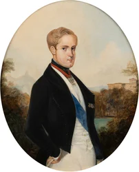 Retrato do Imperador Pedro II do Brasil 1825-1891, 1846.