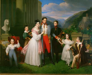 Arquiduque Carlos, comandante-em-chefe das tropas imperiais durante as guerras napoleónicas ...