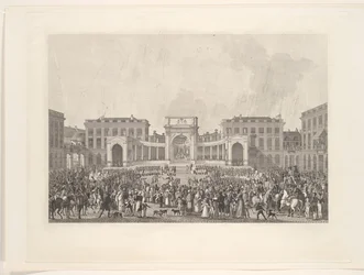 Entronização do rei Guilherme I em Bruxelas, 1815
