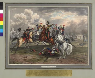 Frederic Dittmayer resgatou do cativeiro o coronel sargento barão de Trach dos couraceiros franceses em 17 de fevereiro de 1814 em Villeneuve
