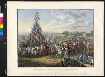 Festa militar no Prater 1814