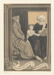Bispo Servácio com esposa e filho Obras da coleção dos irmãos Boisserée (título da série) Galerie des Frères Boisserée (título da série)