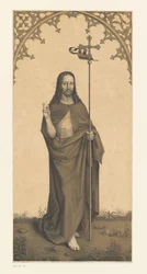 Cristo com equipe Obras da coleção dos irmãos Boisserée (título da série) Galerie des Frères Boisserée (título da série)
