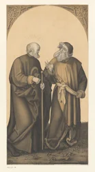 São José e Joaquim Obras da coleção dos irmãos Boisserée (título da série) Galerie des Frères Boisserée (título da série)