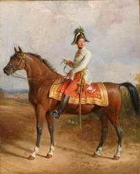 Arquiduque Carl a cavalo