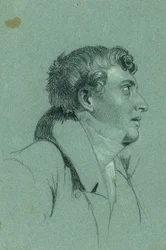 Estudo principal para "Retorno do Imperador Franz de Pressburg"