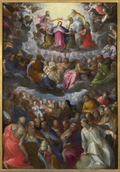 A Coroação da Virgem, cerca de 1598