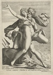 Caenis abraçado por Neptuno