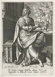 Dialectica (título sobre o objecto)
As sete artes liberais (artes liberales) (título da série)