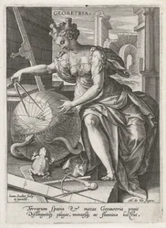 Geometria Geometria (título no objeto) As sete artes liberais (artes liberales) (título da série)