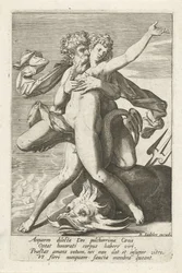 Neptuno repousa em Caenis
